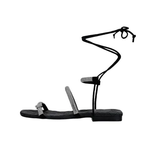 PHILIPP PLEIN One Ремешок Сандалии Женские Черные