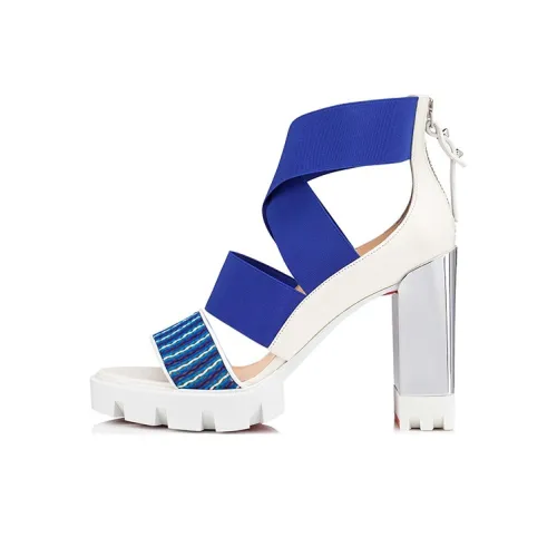 CL one Ремешок Сандалии Женские Синий Белый