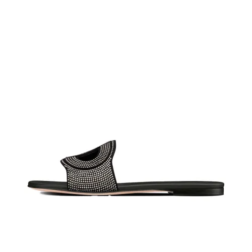 DIOR D Club Слипоны Женские Черный