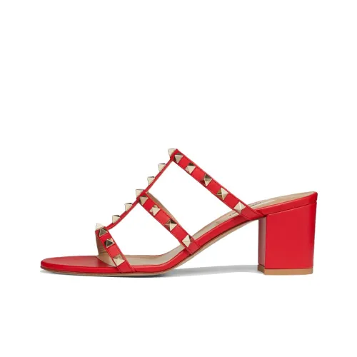 Valentino Rockstud Слипоны Женские Red