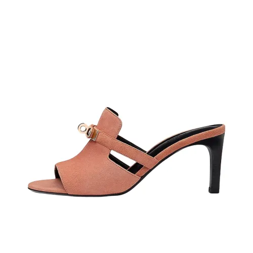 HERMES Милый Слипоны Женские Sunlit Розовый