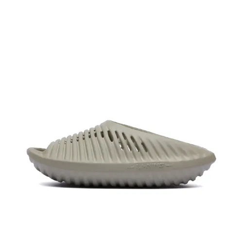 LINING Xuankong Slay Тихий Аbrasion Resistant Слипоны Унисекс Зеленый