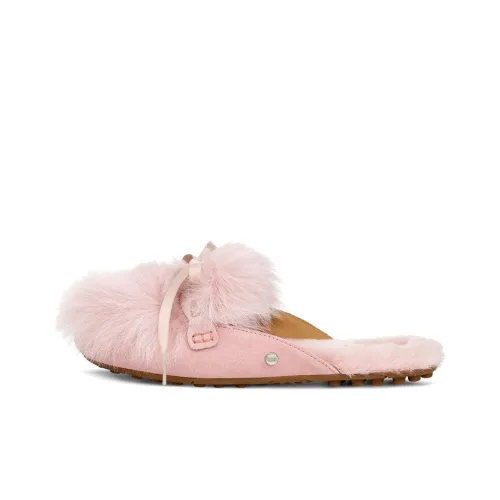 UGG Shaine Fluff Мода Тапочки Женские Розовые