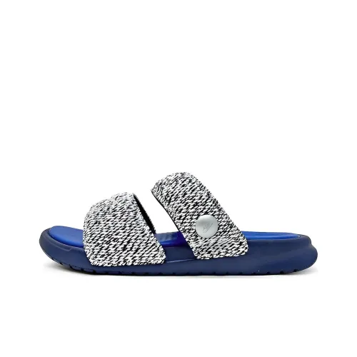 Pigalle x Nike Benassi Резиновая подошва Слипоны Унисекс Синий Черный Белый