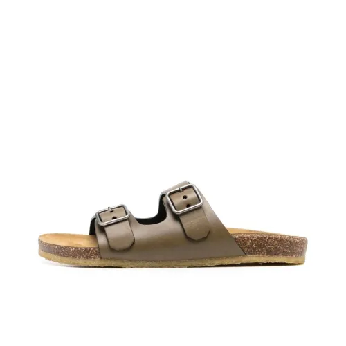 SAINT LAURENT Резина Slide Мужской Коричневый