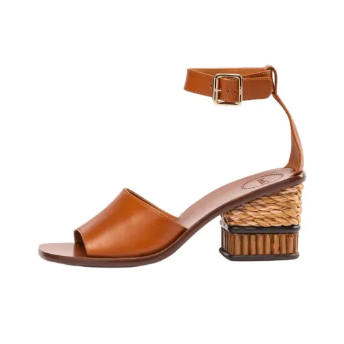 Chloe Модные Сандалии Женские Коричневые