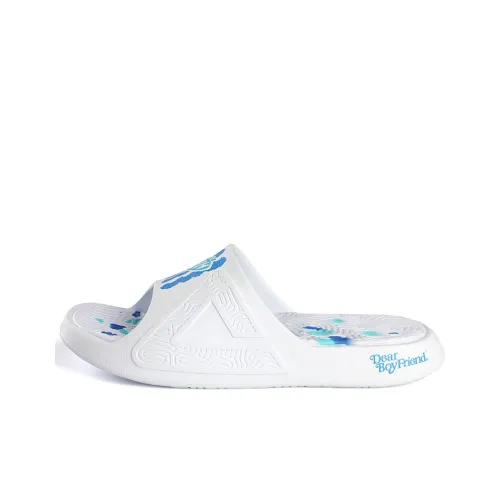 XIAOLANGPING x PEAK Резиновая подошва Слипоны Мужской Синий Белый