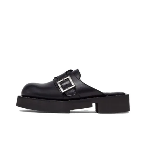 Clarks x GCDS Резиновая подошва Домашние тапочки Унисекс Черный