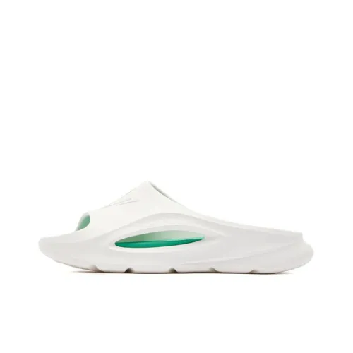 QIAODAN Poison Tooth Slippers Слипоны Мужские Белые Зеленые