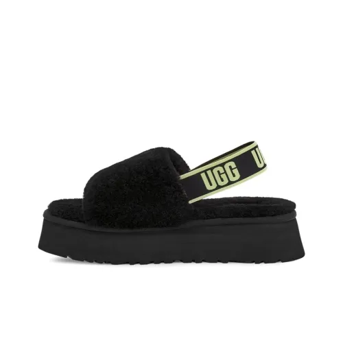 UGG DISCO Slide Stylish Sandals Женские Black
