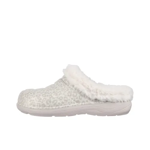 Skechers Foamies Резиновая подошва Slip-resistant Шлепанцы Женские Белые