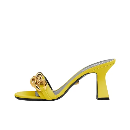 VERSACE Стильные сандалии женские желтые