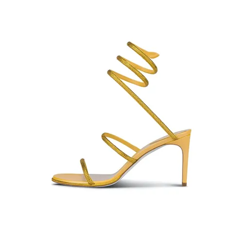 RENE CAOVILLA Cleo One Ремешок Сандалии Женские Желтые