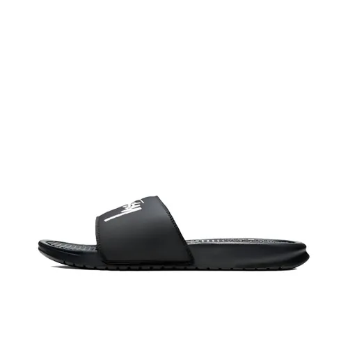 Nike x Stussy Benassi Slide Тапочки Унисекс Черный