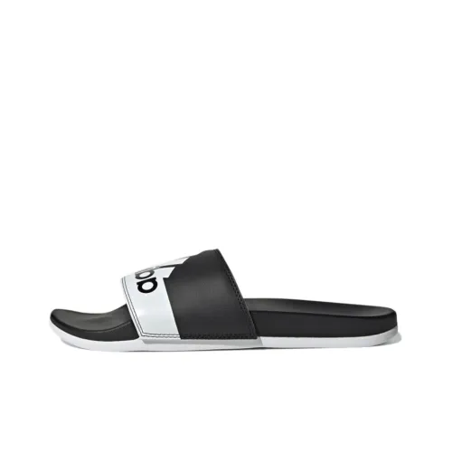 adidas Adilette Comfort Odor Resistant Шлепанцы Унисекс Белый Черный