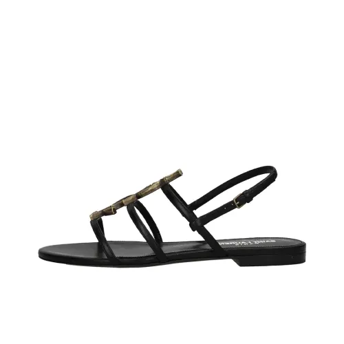 SAINT LAURENT One Ремень Сандалии Женские Черный