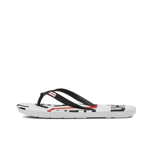 HUNTER Горная обувь Спортивные тапочки Женские Черный Белый