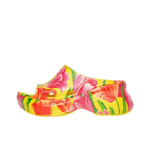 Crocs x Balenciaga Pool Slide Тапочки Женские Розовые