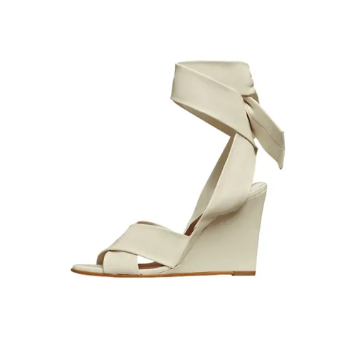 TORY BURCH One Ремень Сандалии Женские Айвори Белый