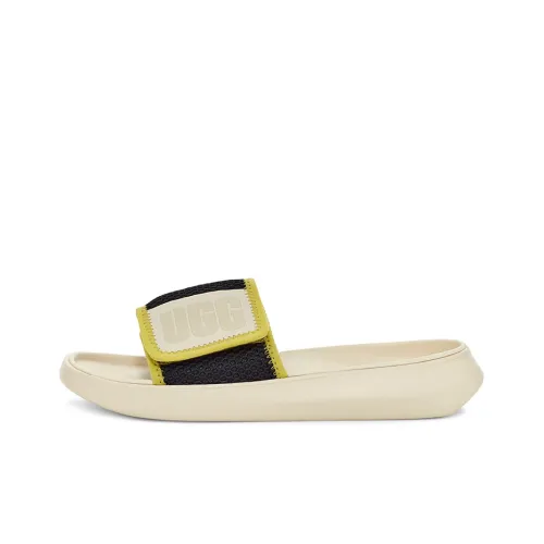 UGG LA Light Slide Резиновая подошва устойчивая к истиранию слипоны женские серые с кальцием карбидом