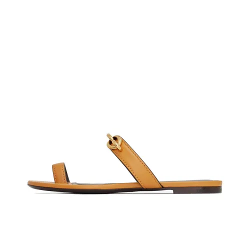 SAINT LAURENT LE MAILLON Тихий Слипоны Женские Желтый