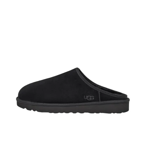 UGG противоскользящие домашние тапочки для мужчин черные