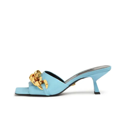 VERSACE Слипоны Женские Синие