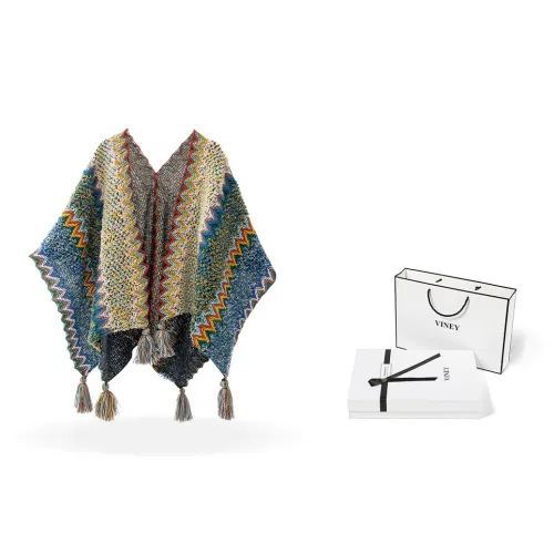 VINEY Полиэстер Трикотаж Шарфы Женские