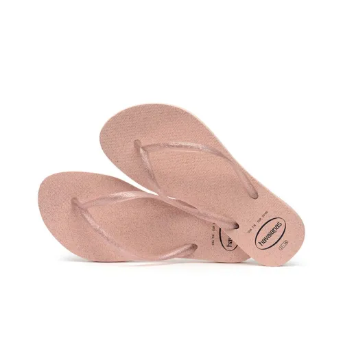 Havaianas Гаванский Тонкий GLOSS Шлепанцы Unisex Light Розовый