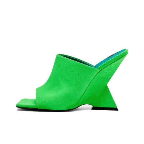 The Attico Слипоны Женские Зеленые