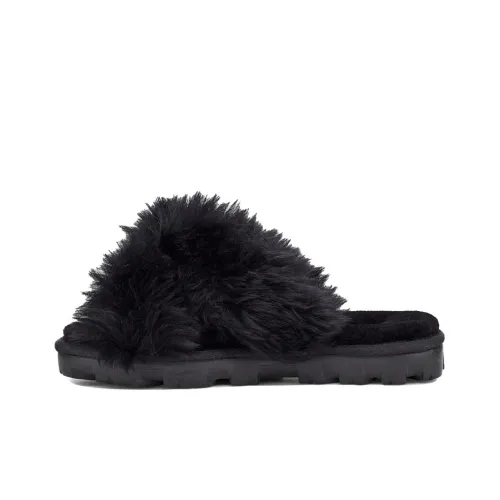 UGG Fuzzalicious Стильные Сандалии Женские Черные