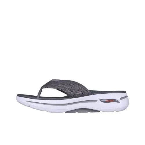 Skechers Go Walk Arch Fit Резина Sole Quick-Dry Slide Men's Gray