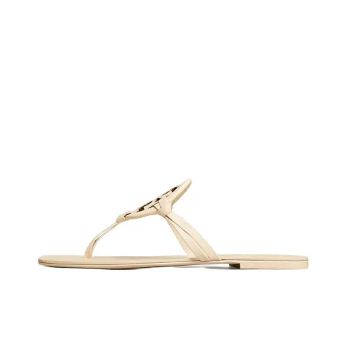 TORY BURCH Miller Stylish Sandals Women's Cream White