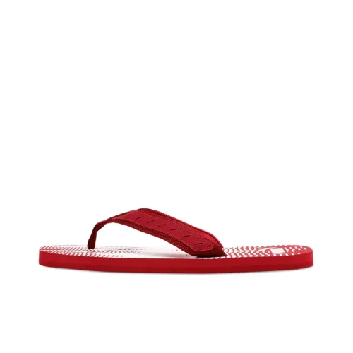 PUMA Слайд с резиновым подошвой Унисекс Красный Белый