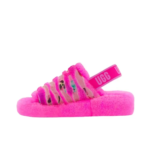 UGG FLUFF YEAH Тапочки Женские Розовые