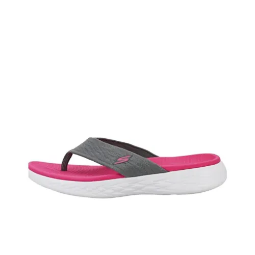 Skechers Goga Mat Slip-resistant Слипоны Женские Черный Красный