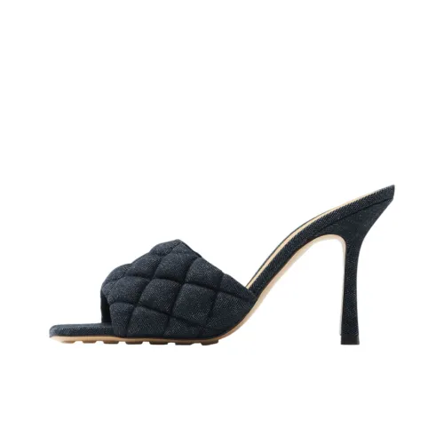 Bottega Veneta Утепленные слипоны женские цвет индиго