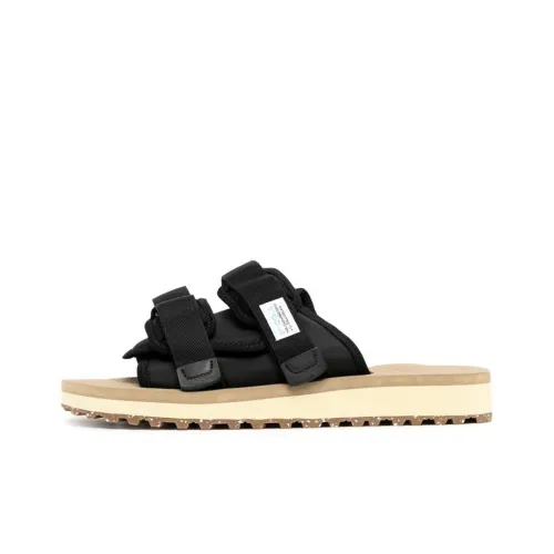 SUICOKE Резиновая подошва устойчивая к истиранию антибактериальные слипоны мужской черный