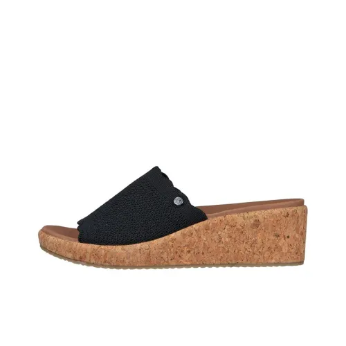 Skechers ARCH FIT BEVERLEE Резиновая подошва Слипоны Женские Черный