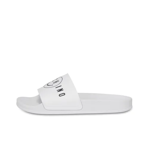 MOSCHINO Резина Sole Quick-Dry Slide Men's White