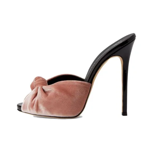 Giuseppe Zanotti GZ Натуральная кожа Слипоны 12 см Женские Розовые