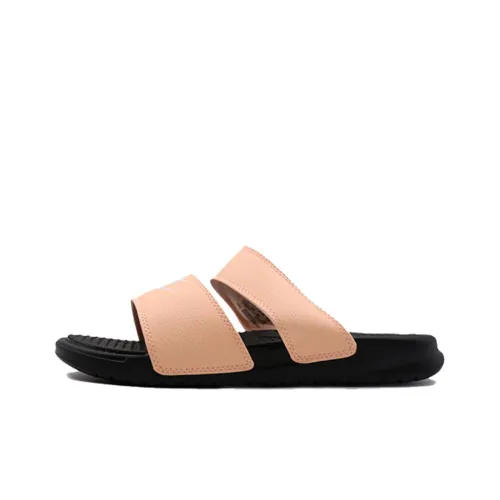 Nike Benassi Резина Quick-Dry Слайд Женские Black Pink