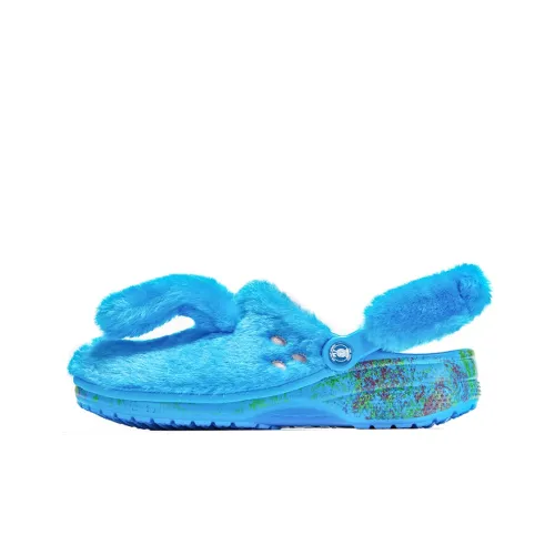Melting Sadness x Crocs Classic Clog Низкий Топ Повседневная Обувь Унисекс Синий