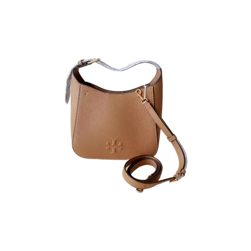 TORY BURCH THEA Кожаная сумка ведрообразной формы сумка сумка через плечо женская коричневая