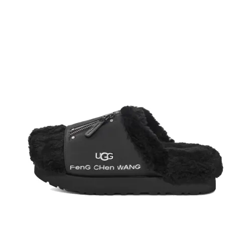Feng Chen Wang x UGG Stylish Sandals Women's Black Фэн Чэнь Ван x UGG Стильные сандалии женские черные