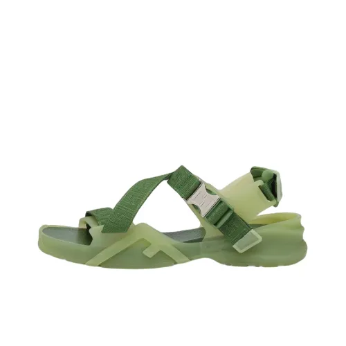 FENDI Flow One Ремешок Сандалии Мужские Зеленые