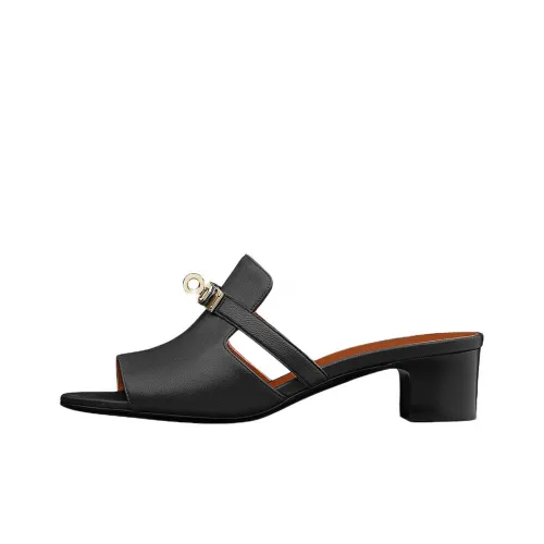 HERMES Быстросохнущие слипоны женские черные коричневые