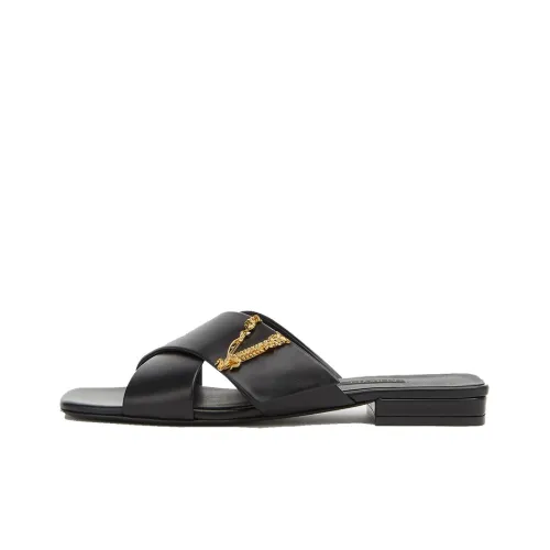 VERSACE Virtus Слипоны Женские Черные