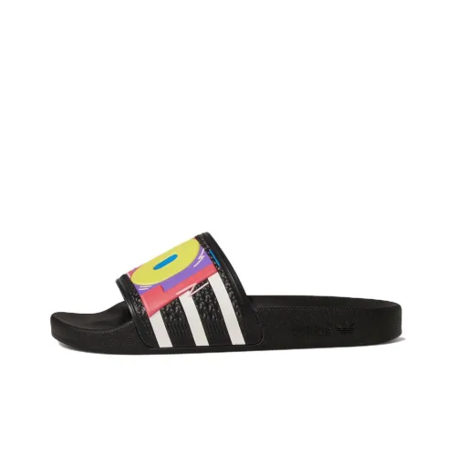 Adidas Originals Устойчивые к истиранию Слипоны Унисекс Черные