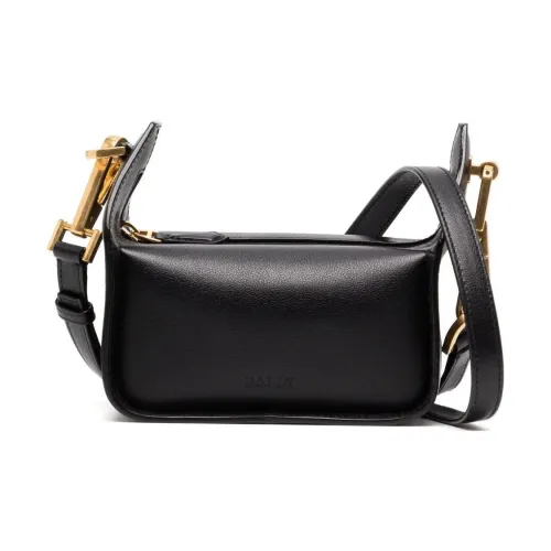 BALLY Телячья кожа Сумка через плечо Сумка на плечо Мини Женская Черная